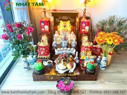 bàn thờ thần tài thổ địa