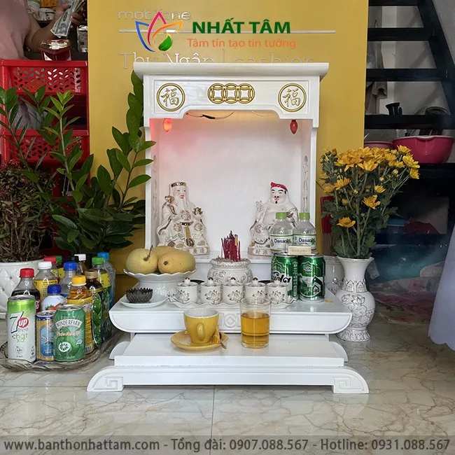 Mẫu Bàn Thờ Thần Tài thổ địa Trắng Mẫu Bttt 5004 (4)