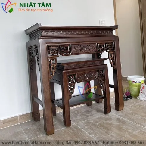 Bàn Thờ hiện đại gỗ sồi