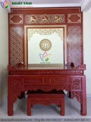 bố trí bàn thờ gia tiên chuẩn phong thủy