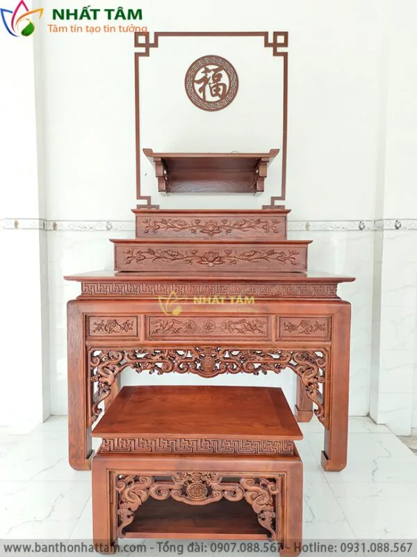 thay bàn thờ mới