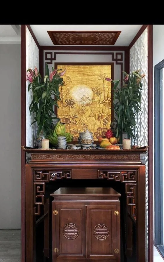 Bàn Thờ Gỗ Mít Nhất Tâm